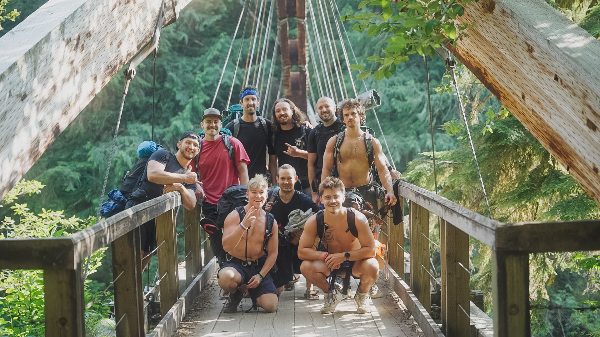 Hiking the trail together