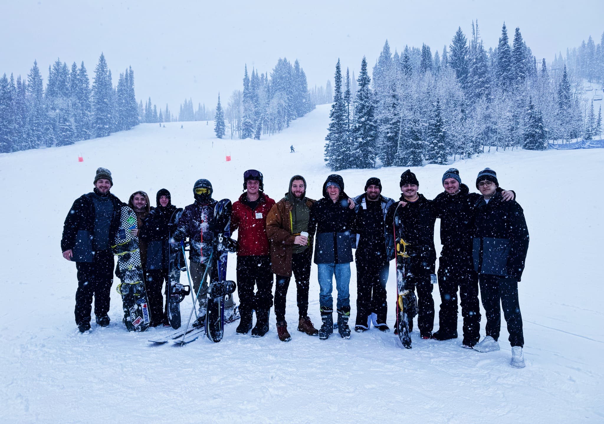 Snowboarding trip